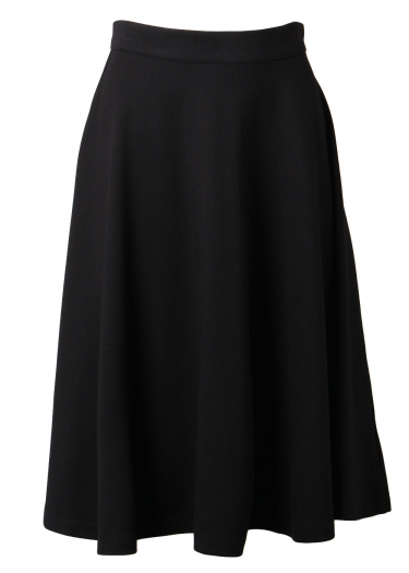 Full skirt with back zip