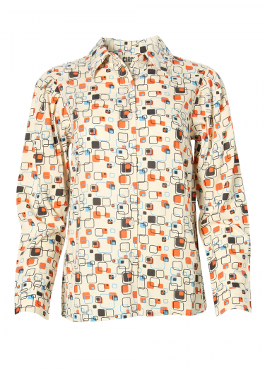 Retro printed shirt