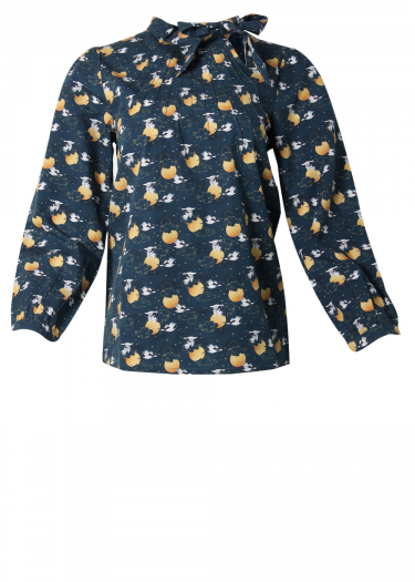 The Anna crane print blouse