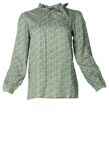 The Anna snowdrop print blouse