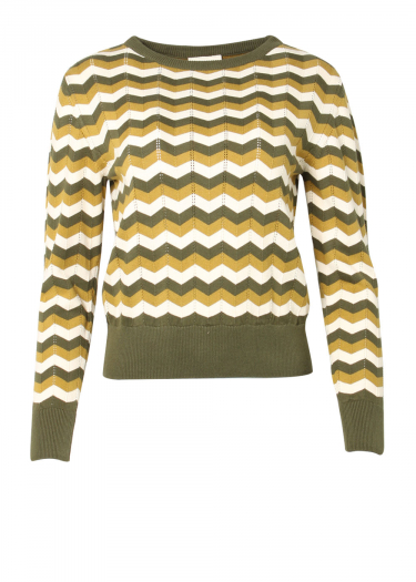 Organic Cotton Chevron Knit